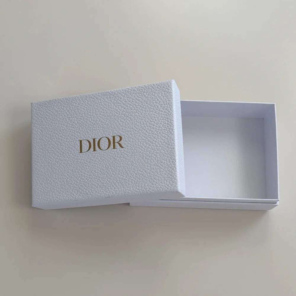 Dior White Box with Gold Logo